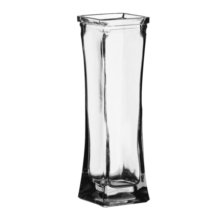 7.5" Flared Square Vase