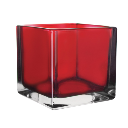 5" x 5" x 5" Square Vase