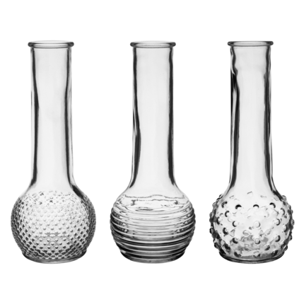 Dot-Dash Bud Vase, 8.5"