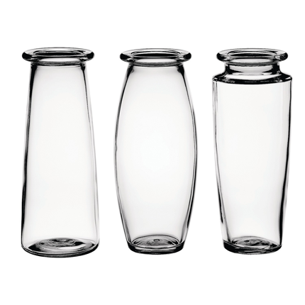 Trio Bouquet Vase Asst., 9"